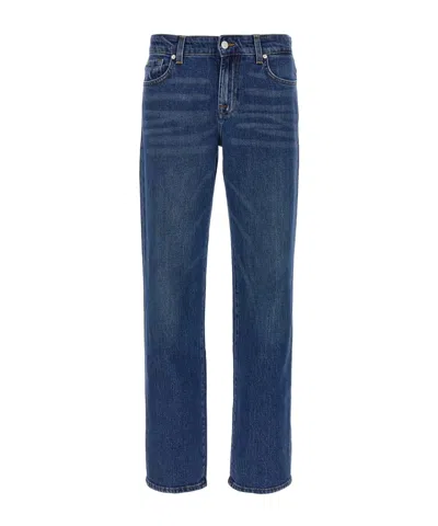 7 For All Mankind Calie Ankle Straight Leg Jeans In Multi