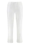 7 For All Mankind Jeans Affusolato Calie Alla Caviglia In White