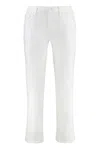 7 For All Mankind Jeans Affusolato Calie Alla Caviglia In White