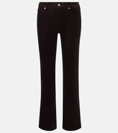 7 For All Mankind Calie Straight Mid-rise Flared Jeans