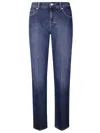 7 For All Mankind Calie Straight Radar Jeans In Blue