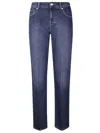 7 For All Mankind Calie Straight Radar Jeans In Blue