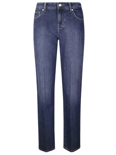 7 For All Mankind Calie Straight Radar Jeans In Blue