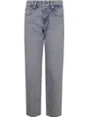 7 For All Mankind Calie Straight Sahara Denim Trousers In Blue