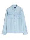 7 For All Mankind Light Blue Denim Button-up Shirt