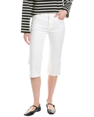 7 For All Mankind Capri Jean In White