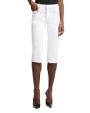 7 For All Mankind Capri Jeans In Salt