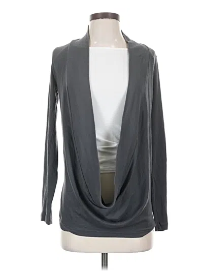 Pre-owned 7 For All Mankind Cardigan Sweater In Gray
