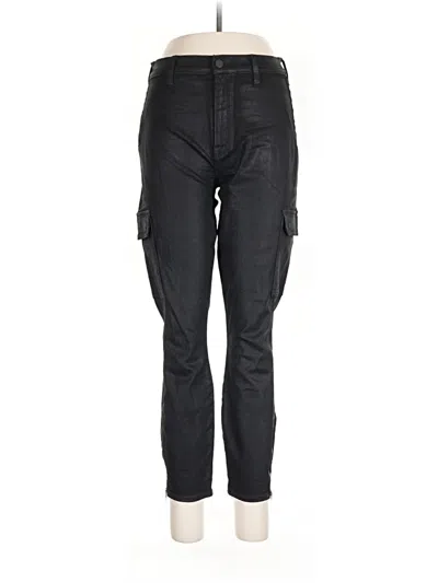 Pre-owned 7 For All Mankind Cargo Pants In Black