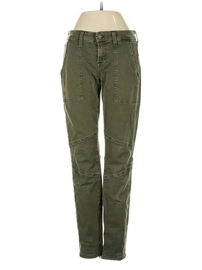 Pre-owned 7 For All Mankind Cargo Pants In Green