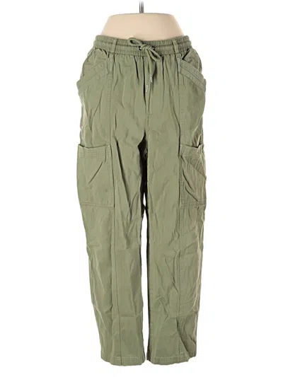 Pre-owned 7 For All Mankind Cargo Pants In Green