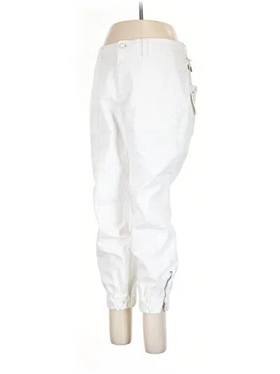 Pre-owned 7 For All Mankind Cargo Pants In White