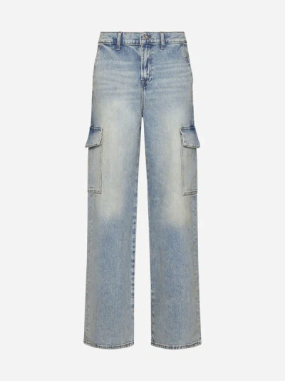 7 For All Mankind Jeans In Light Blue