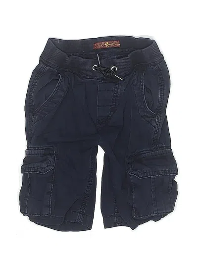 Pre-owned 7 For All Mankind Kids' Cargo Shorts In Blue