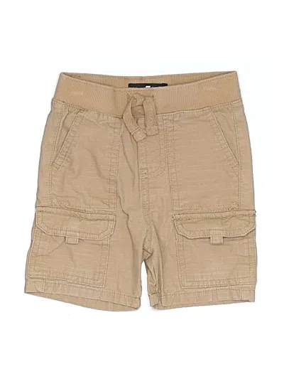 Pre-owned 7 For All Mankind Kids' Cargo Shorts In Tan