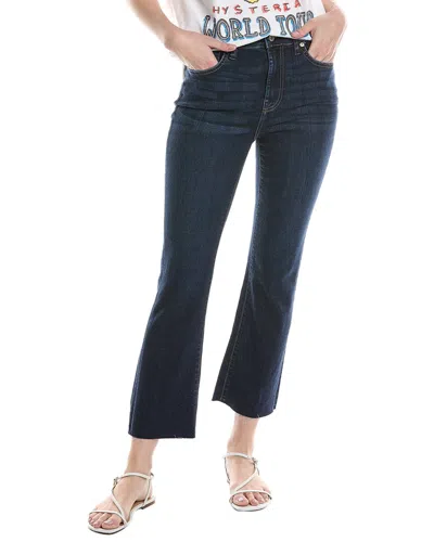 7 For All Mankind Carmelia Broken Twill High Rise Slim Kick Jean In Black