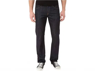 7 For All Mankind Carsen Easy Straight Fit Jeans In Dark Clear In Blue