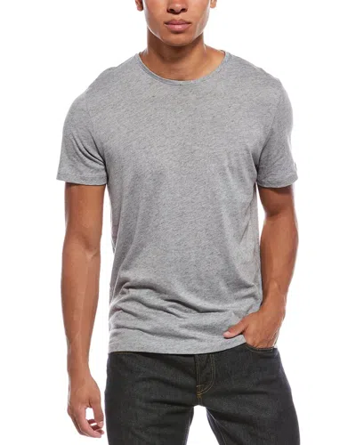 7 For All Mankind Cashmere-blend T-shirt In Gray