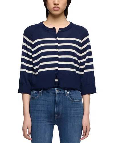 7 For All Mankind Cashmere Bubble Cardigan In Multi