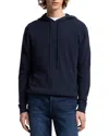 7 For All Mankind Cashmere Hoodie In Blue