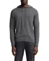 7 For All Mankind Ens Grey Stitching Long-sleeves Regular-fit Cashmere Hoody In Gray