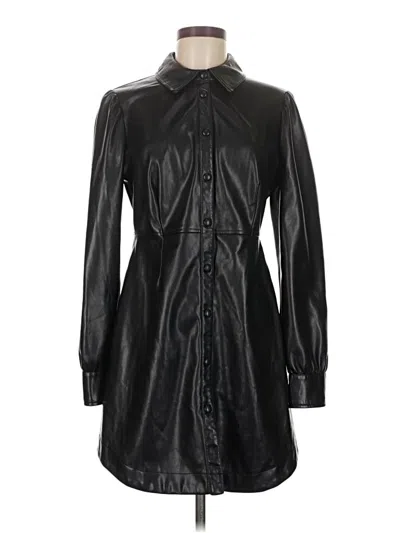 Pre-owned 7 For All Mankind Casual Dress In Black