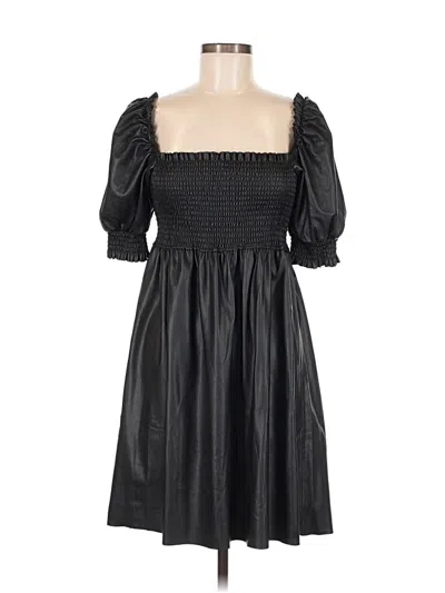 Pre-owned 7 For All Mankind Casual Dress In Black
