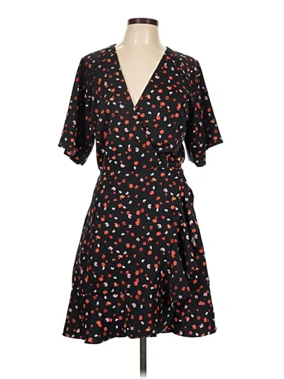 Pre-owned 7 For All Mankind Casual Dress In Black