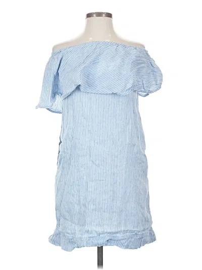 Pre-owned 7 For All Mankind Casual Dress In Blue