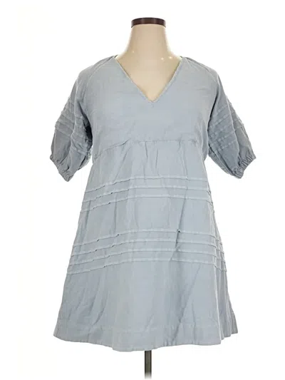 Pre-owned 7 For All Mankind Casual Dress In Blue
