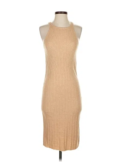 7 For All Mankind Casual Dress In Brown