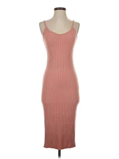 Pre-owned 7 For All Mankind Casual Dress In Brown