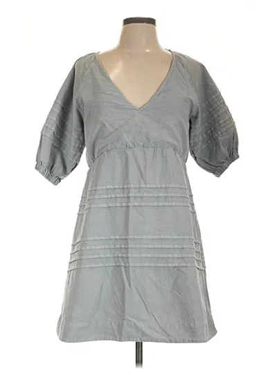 Pre-owned 7 For All Mankind Casual Dress In Gray