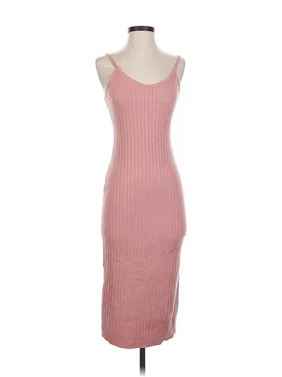 Pre-owned 7 For All Mankind Casual Dress In Pink