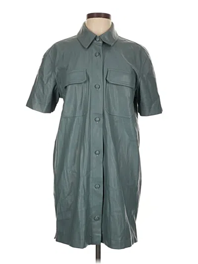 Pre-owned 7 For All Mankind Casual Dress In Teal