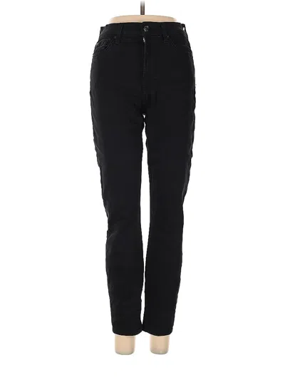 Pre-owned 7 For All Mankind Casual Pants In Black