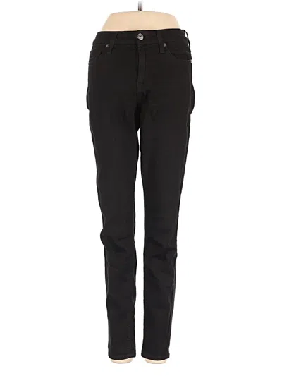 Pre-owned 7 For All Mankind Casual Pants In Black