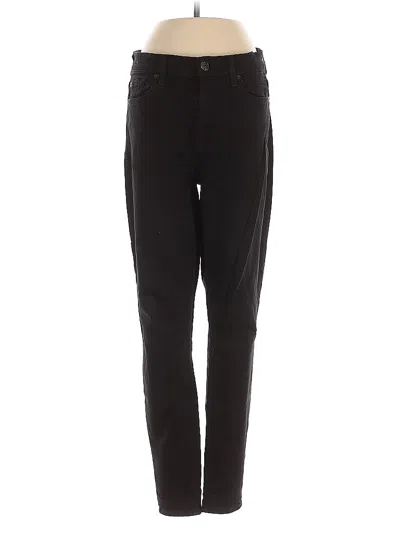 Pre-owned 7 For All Mankind Casual Pants In Black