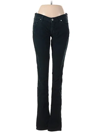 Pre-owned 7 For All Mankind Casual Pants In Black