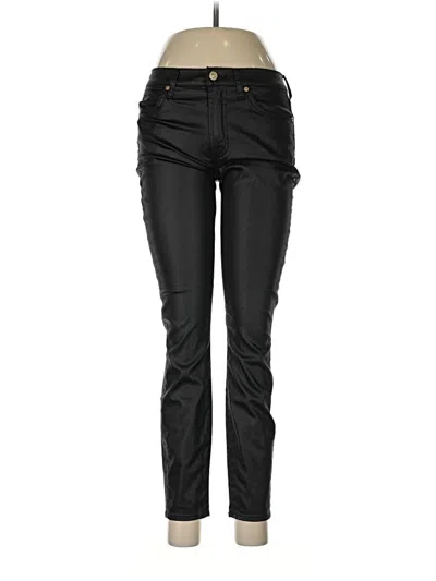 Pre-owned 7 For All Mankind Casual Pants In Black