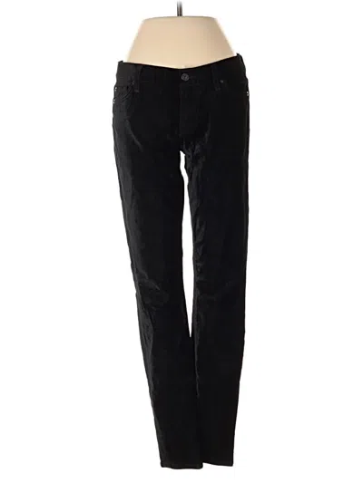 Pre-owned 7 For All Mankind Casual Pants In Black