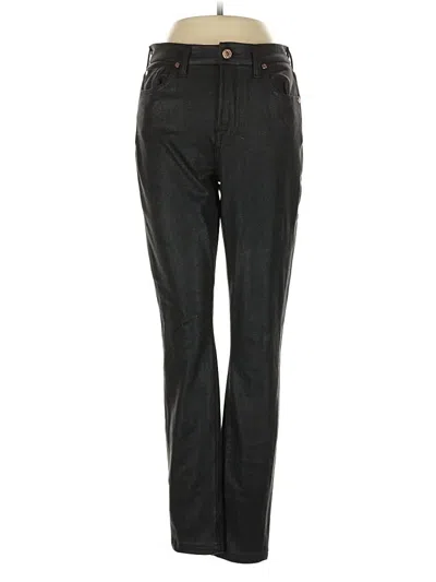 Pre-owned 7 For All Mankind Casual Pants In Black