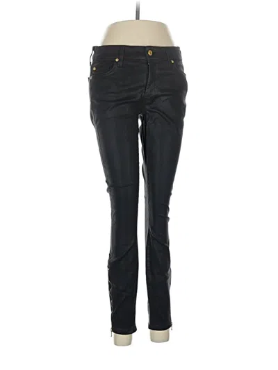 Pre-owned 7 For All Mankind Casual Pants In Black