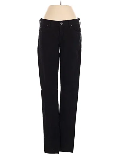 Pre-owned 7 For All Mankind Casual Pants In Black