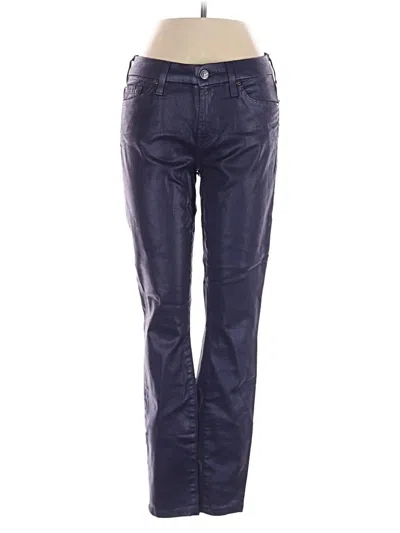 Pre-owned 7 For All Mankind Casual Pants In Blue