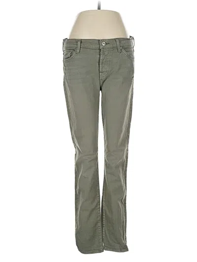Pre-owned 7 For All Mankind Casual Pants In Blue