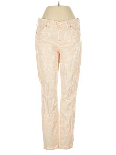 Pre-owned 7 For All Mankind Casual Pants In Gold