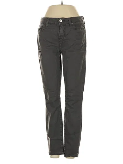 Pre-owned 7 For All Mankind Casual Pants In Gray