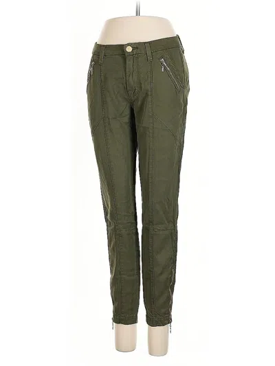 Pre-owned 7 For All Mankind Casual Pants In Green