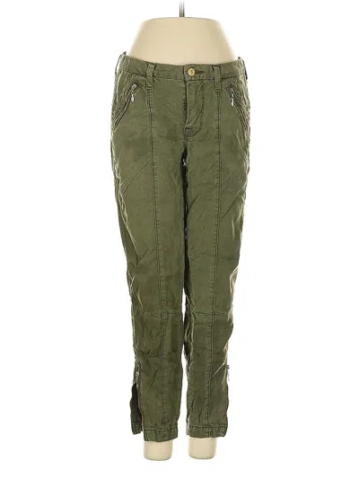 Pre-owned 7 For All Mankind Casual Pants In Green